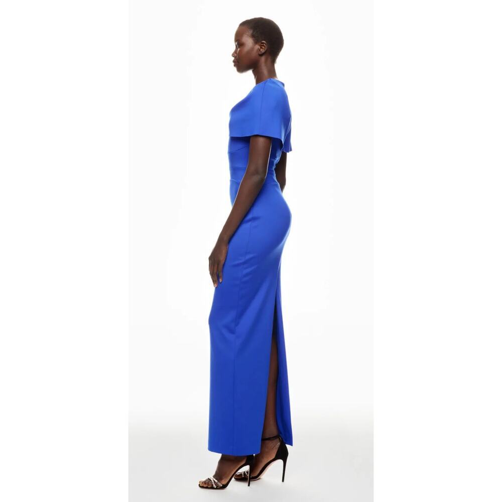 Black Halo Bernice Gown In Blue Size 2 — image 2 of 8